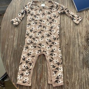 Spearmint Love Clay Floral Onesie Jumpsuit